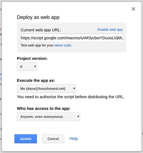 When your publish your Google Script project as a web app, the script gets a public URL (think API) that can be invoked from external applications using either. . Google app script get url parameters
